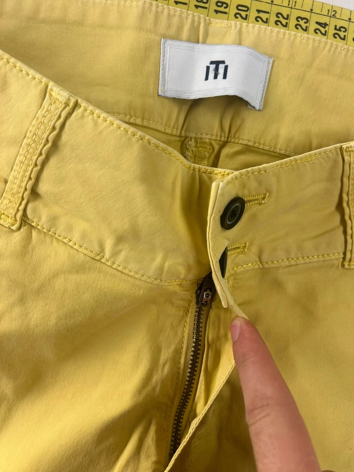 Pantalon Chino skinny geel les teinturiers maat 30 us / 40 fr – photo 8